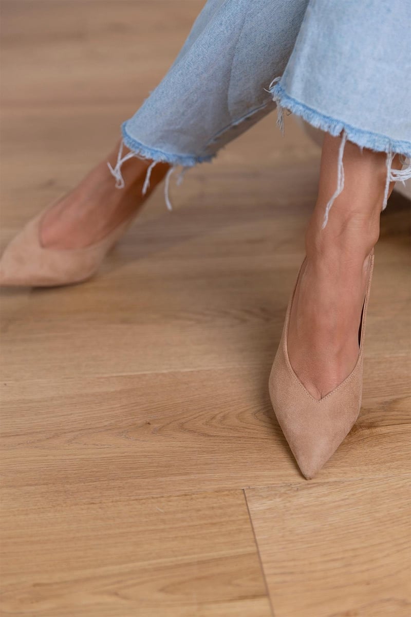 Marlena | Décolleté Slingback Nude