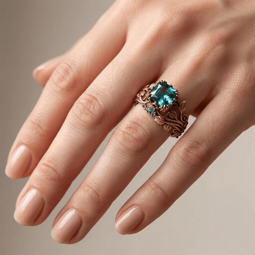 Anello della Foresta Incantata - Oro rosa