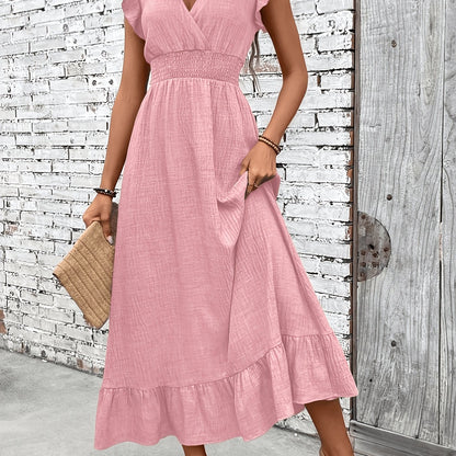 Vanessa - vestito con collo a V