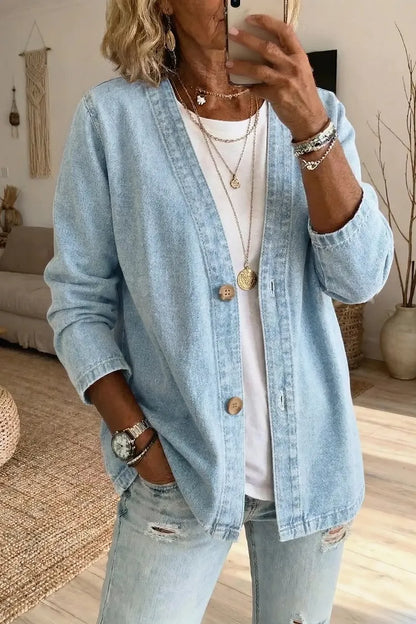 Camicetta da donna in denim