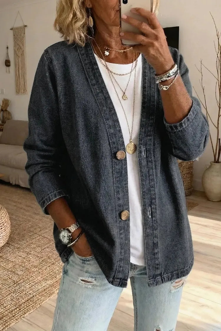 Camicetta da donna in denim
