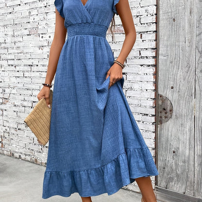 Vanessa - vestito con collo a V