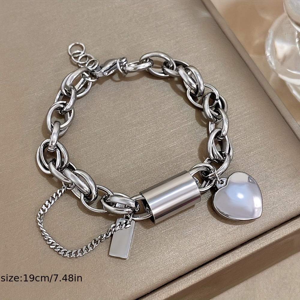 Bracciale con Ciondolo a Cuore