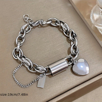 Bracciale con Ciondolo a Cuore