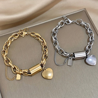 Bracciale con Ciondolo a Cuore