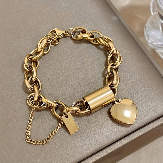 Bracciale con Ciondolo a Cuore