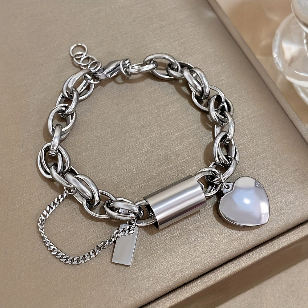 Bracciale con Ciondolo a Cuore