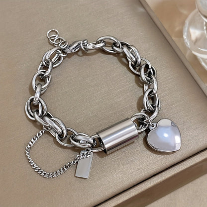 Bracciale con Ciondolo a Cuore